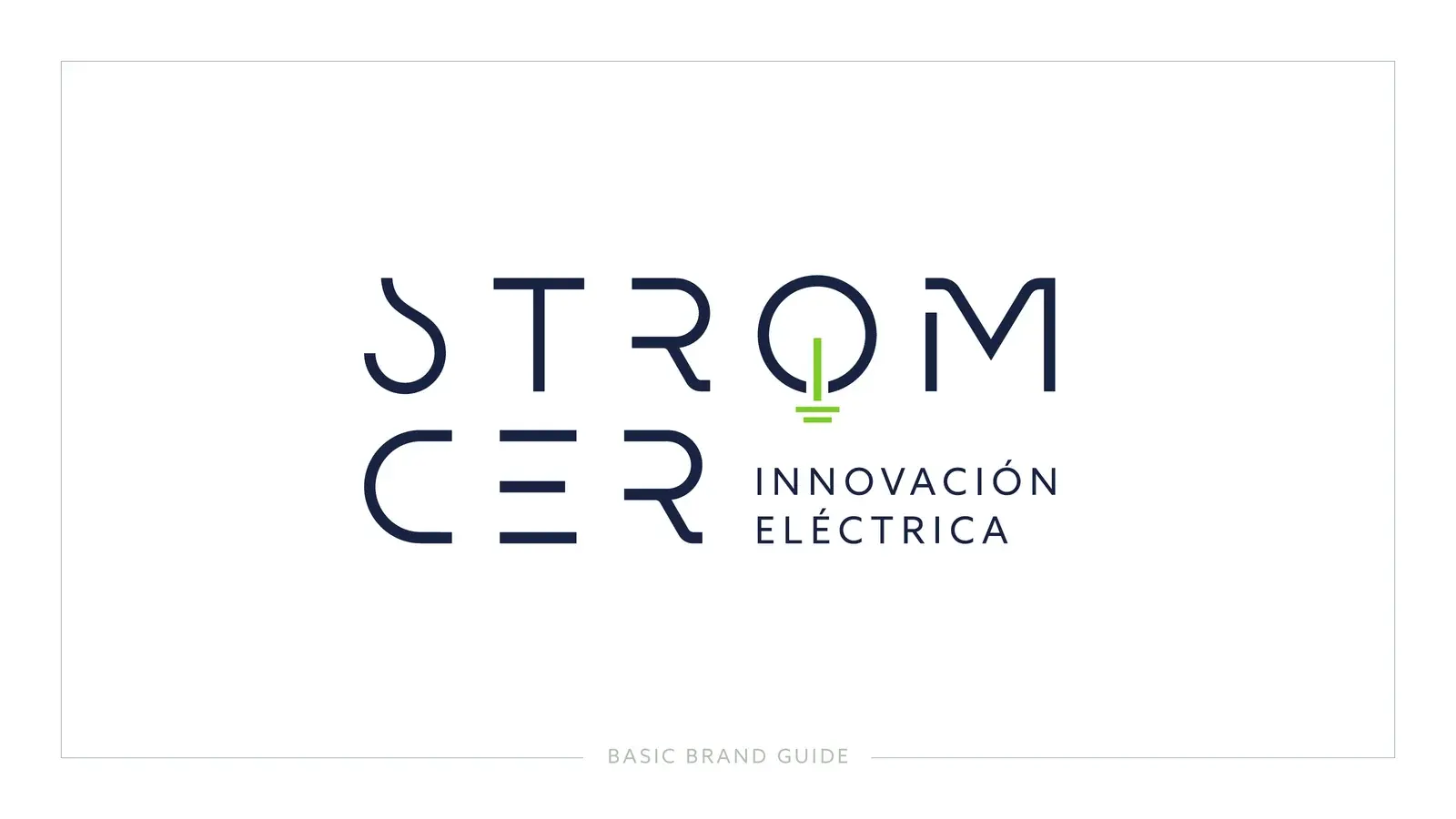 Cover of the Stromcer basic brand guide