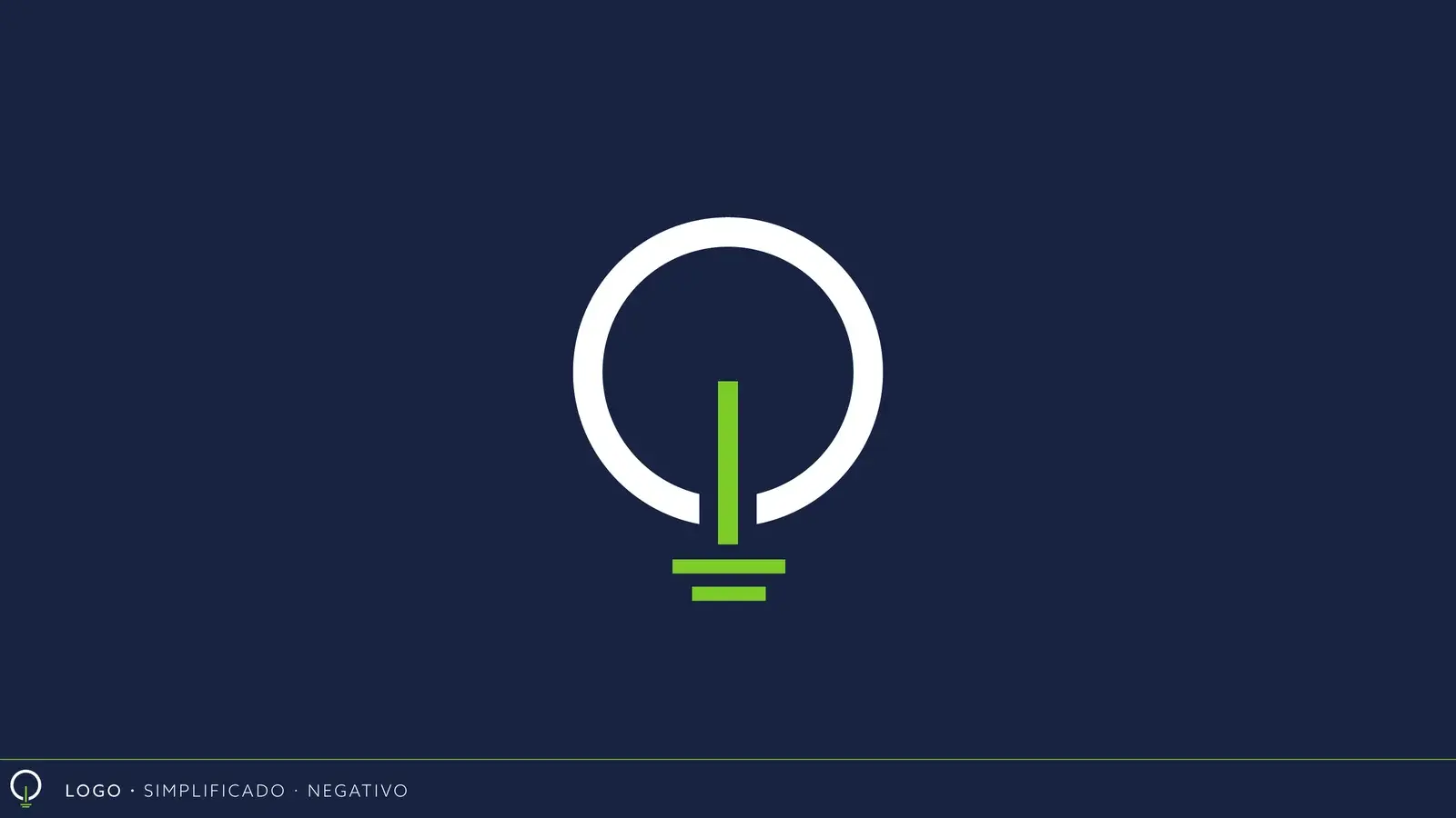Stromcer symbol in negative on navy blue