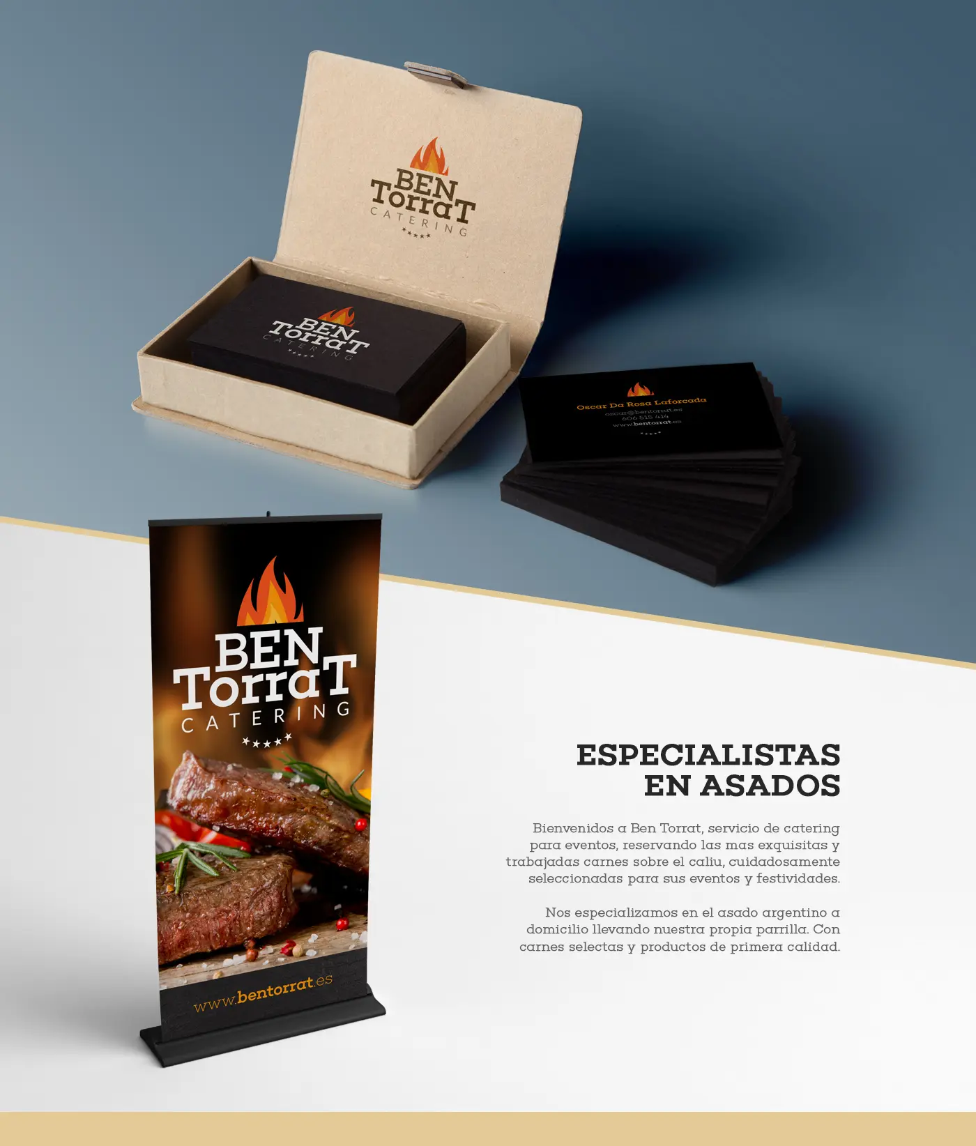 Web de Ben Torrat Catering