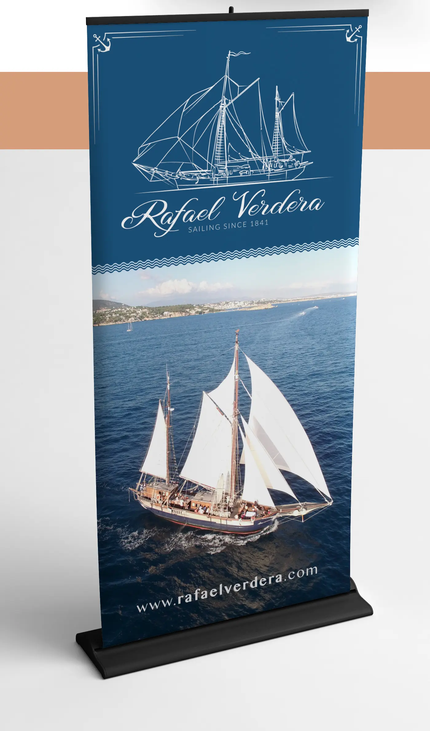 Identity and graphic materials of the Velero Rafael Verdera