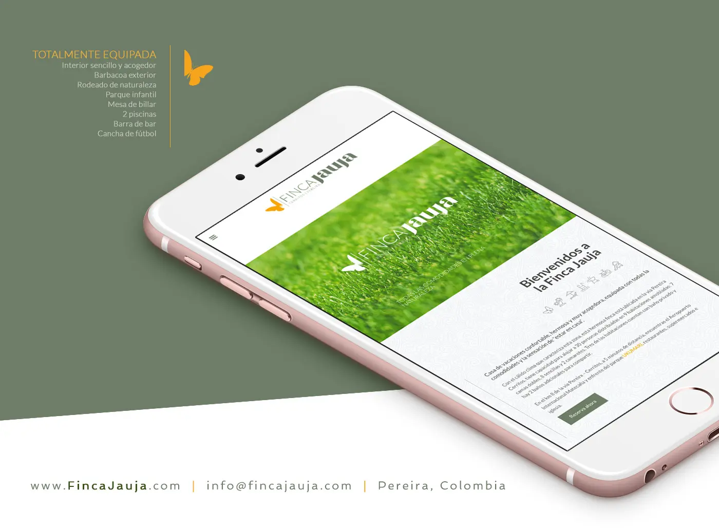 Finca Jauja website