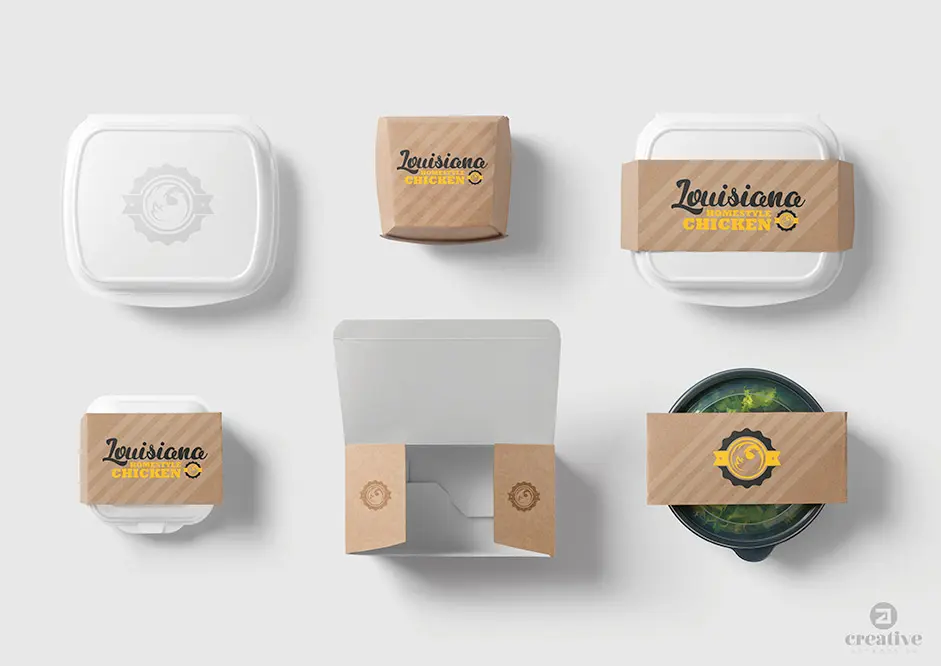 Identidad aplicada de Louisiana Homestyle Chicken