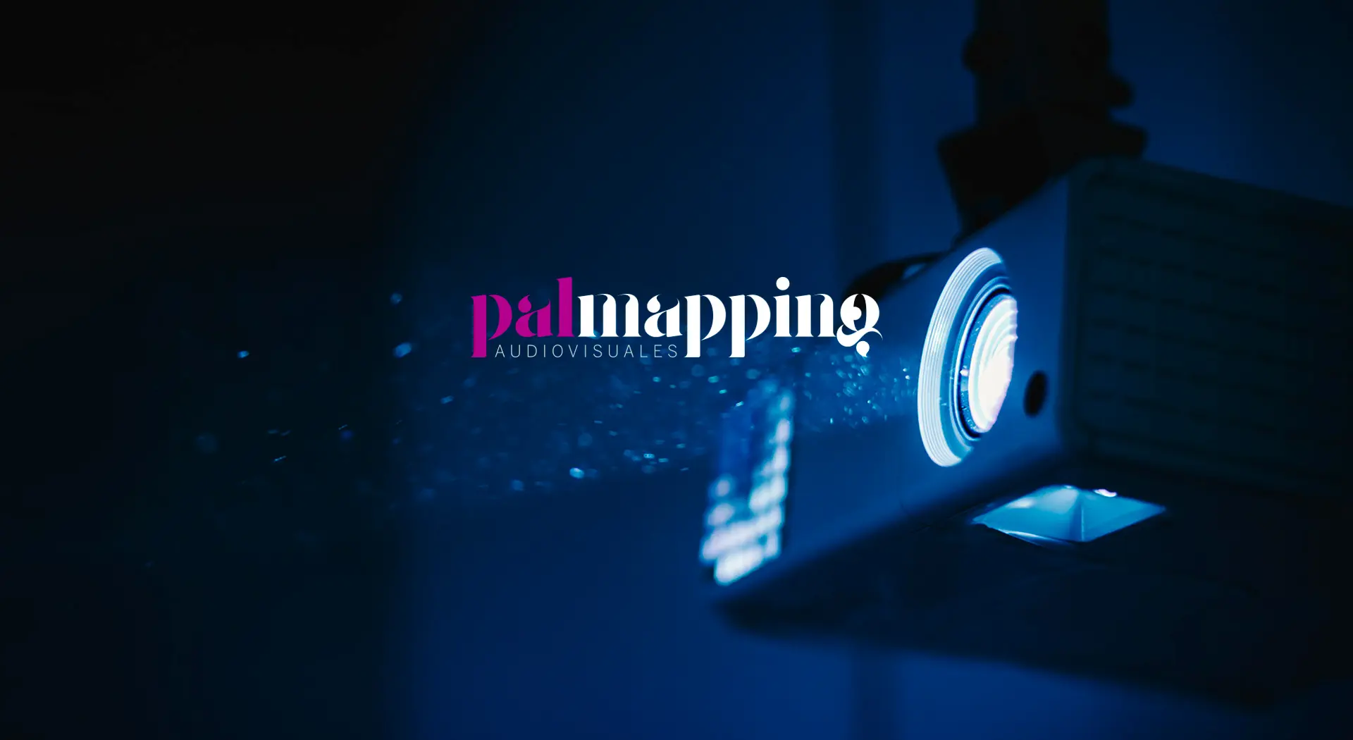 Video mapping and audiovisual production with an image to match the technology they use.