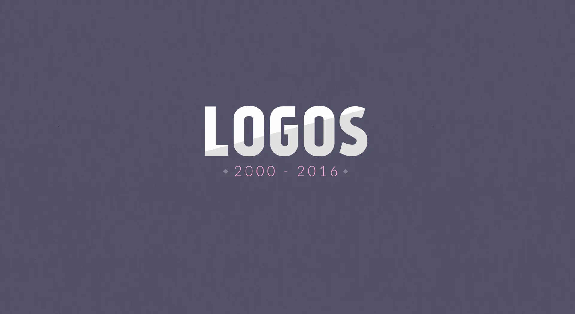 Sixteen years of brands condensed into symbols.