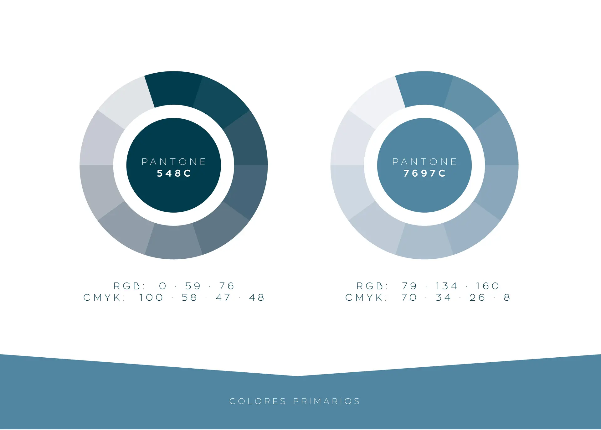 Arges Pro's corporate colour palette with Pantone tones