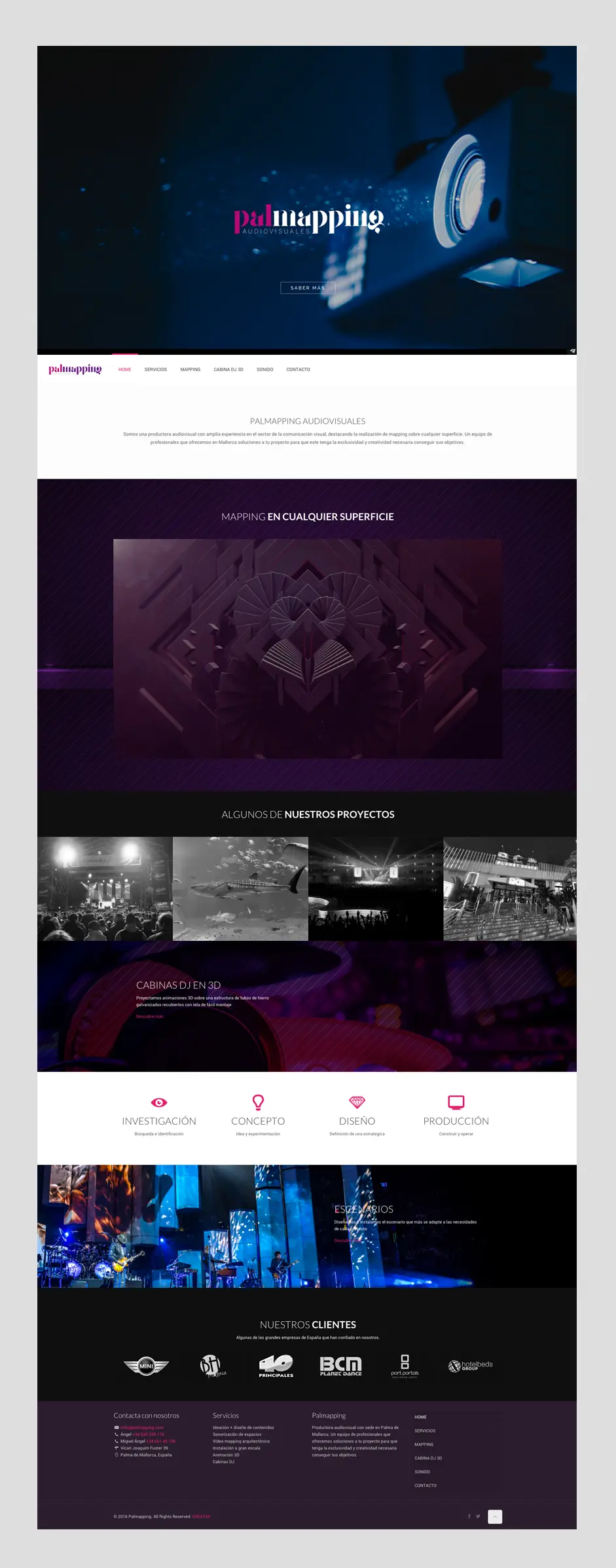 Palmapping website