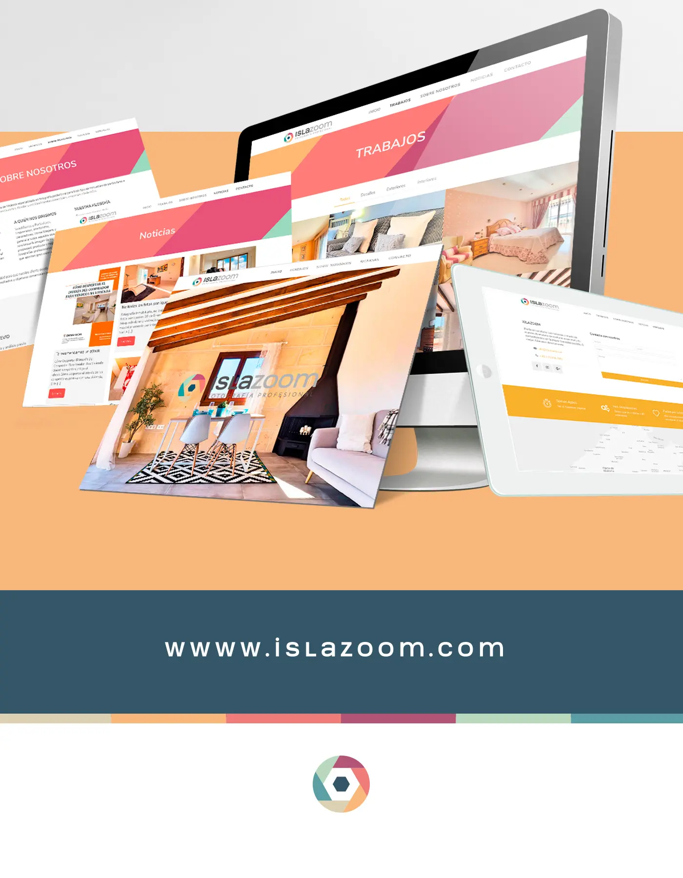 Web y materiales de IslaZoom