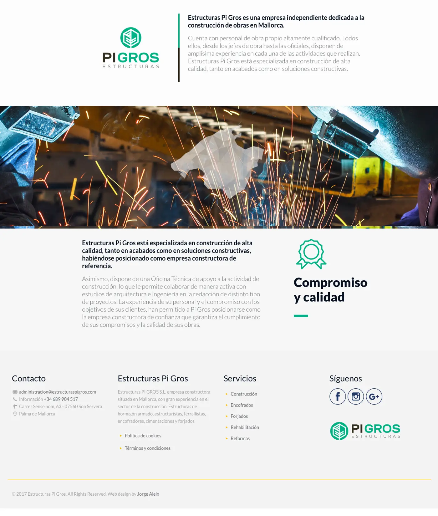 Web de Estructuras Pi Gros