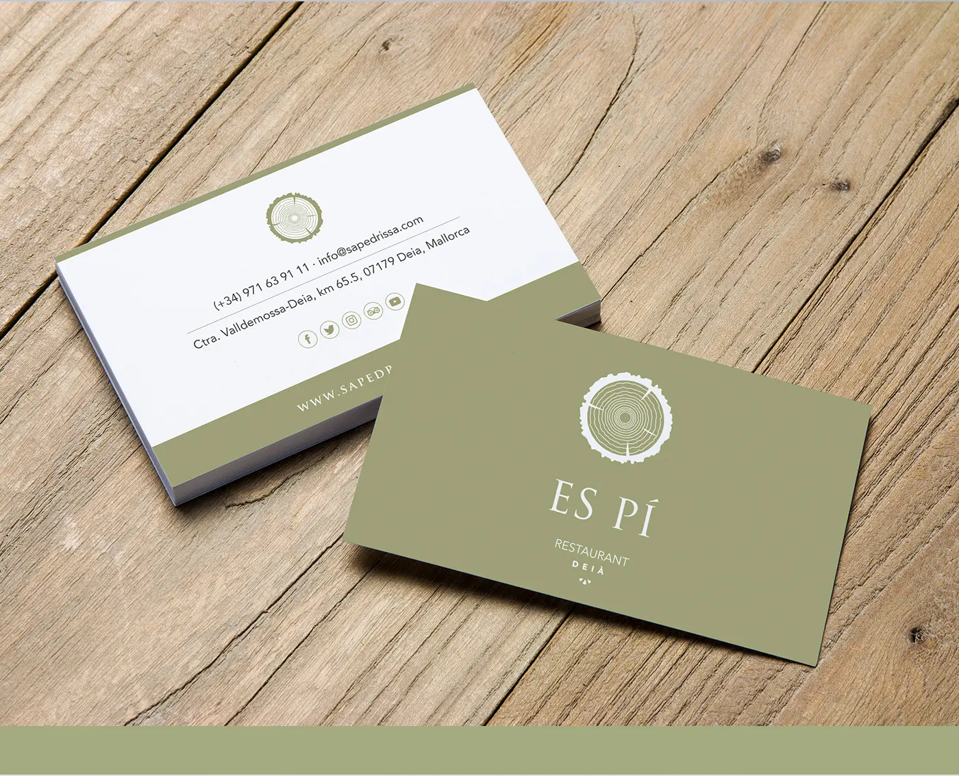 Identidad final de Es Pí Restaurant
