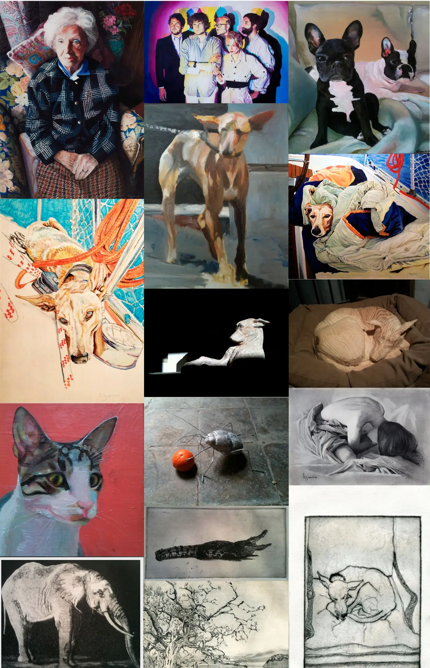 Alejandro Vizcarro's gallery of works