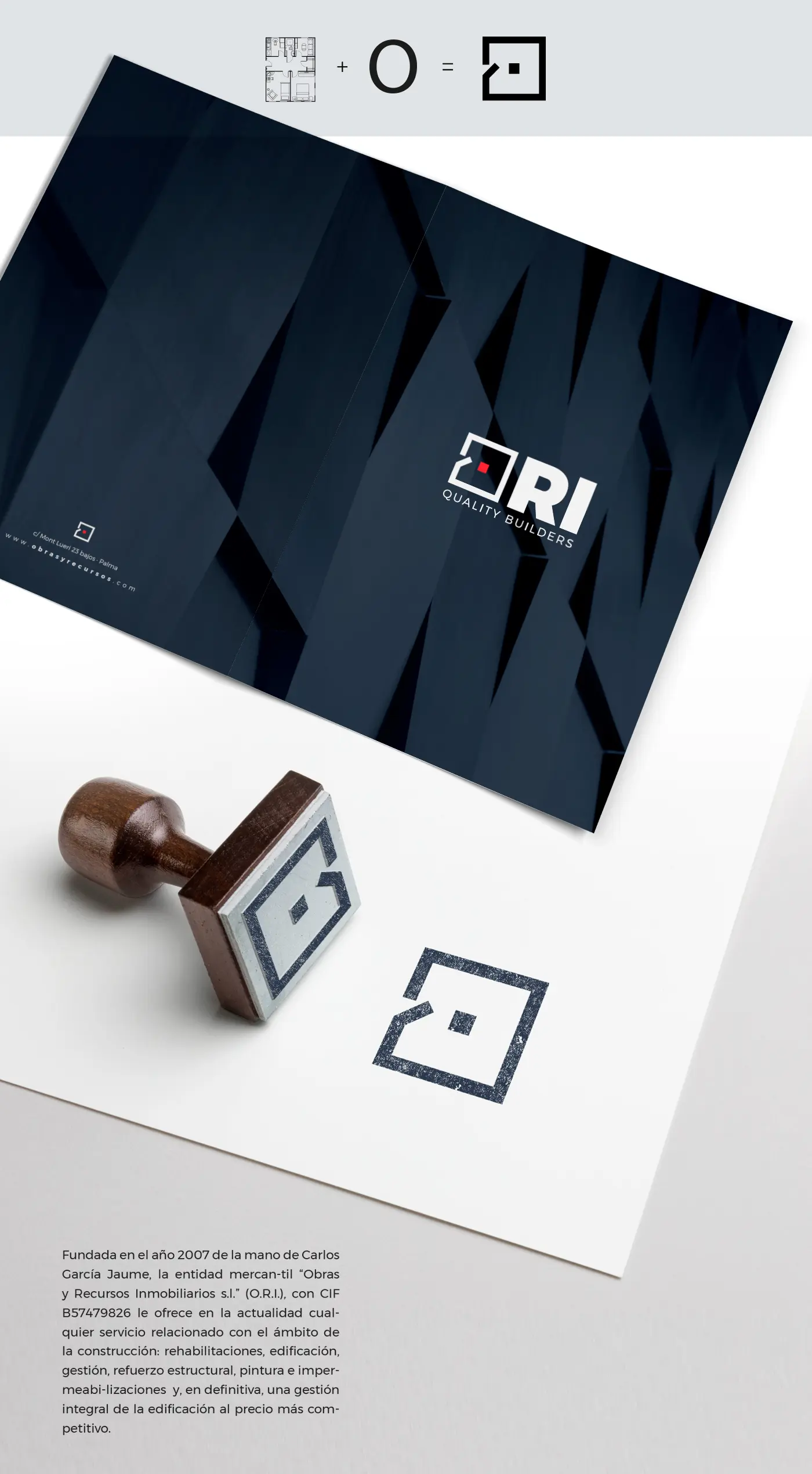 ORI Quality Builders graphic materials