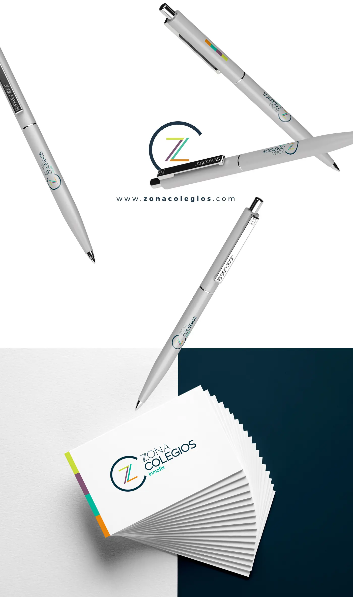 Zona Colegios graphic materials
