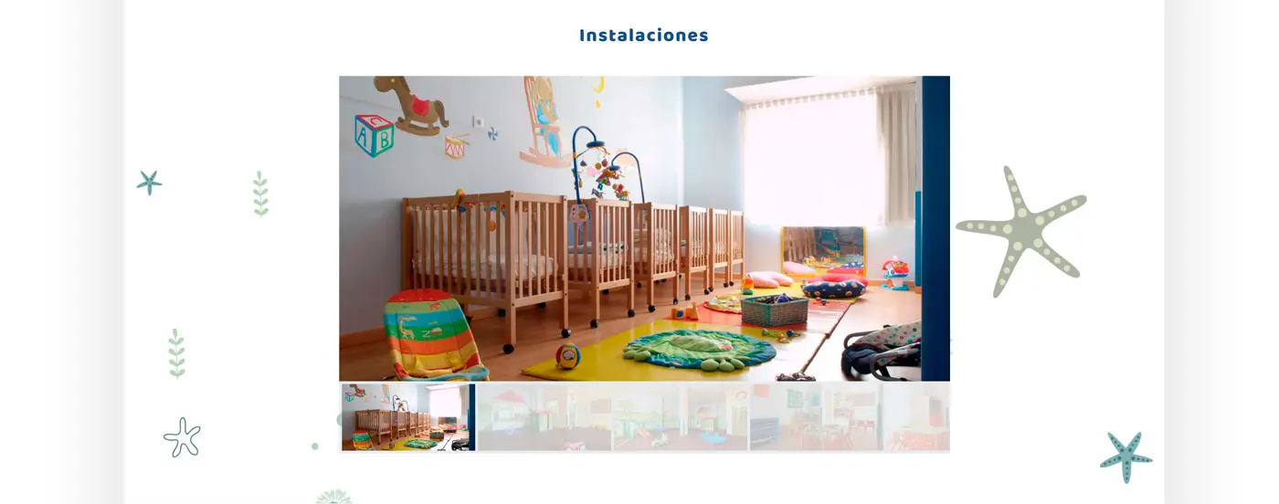 Secciones informativas de Escuela Infantil Caracola
