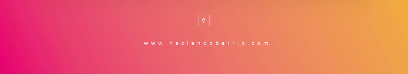 Identidad de marca aplicada a la web de Haciendo Barrio