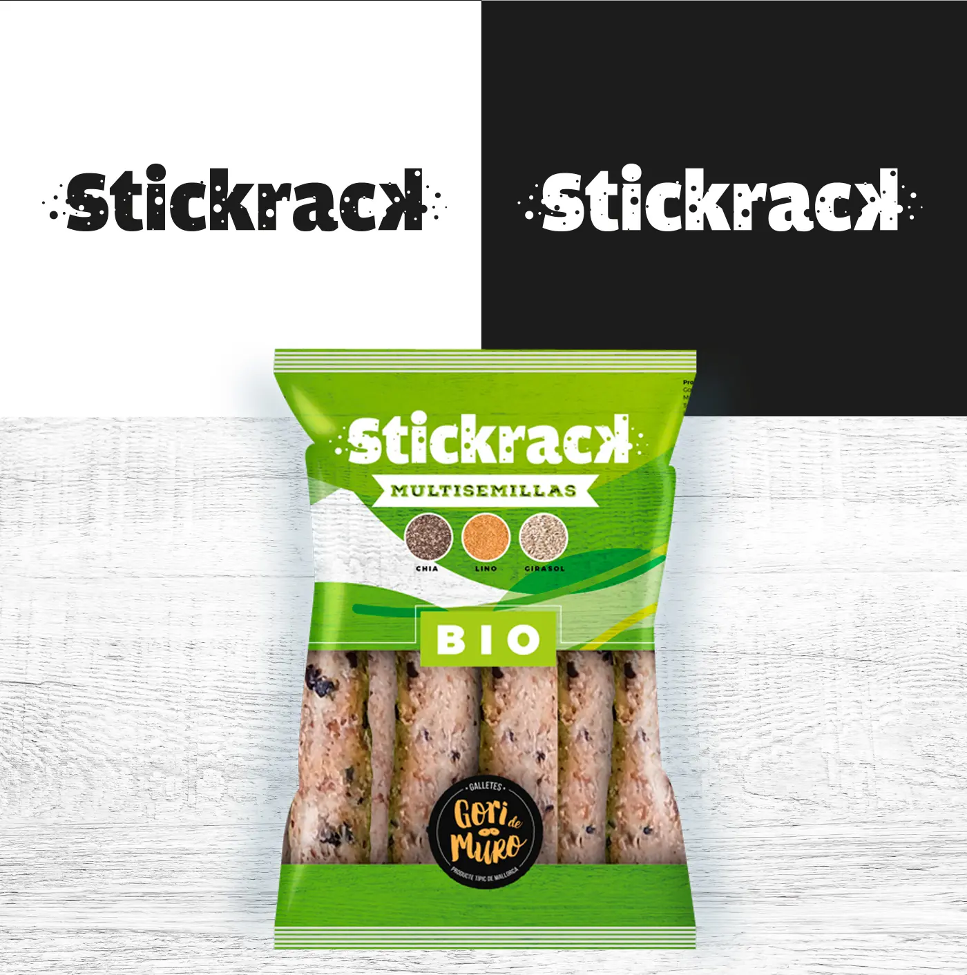 Stickrack Multi-grain packaging