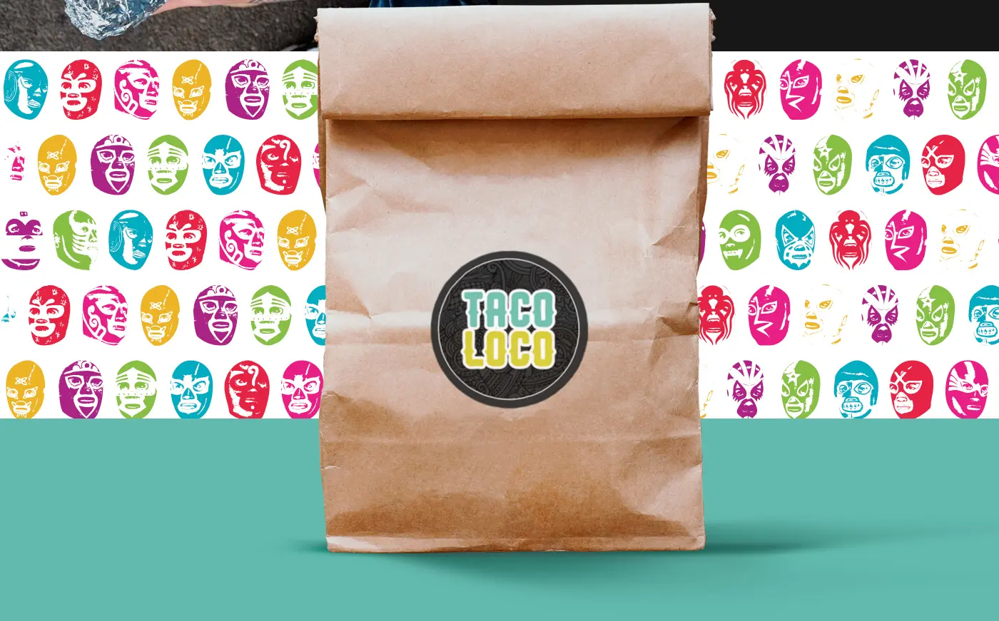 Identidad de marca de Taco Loco aplicada