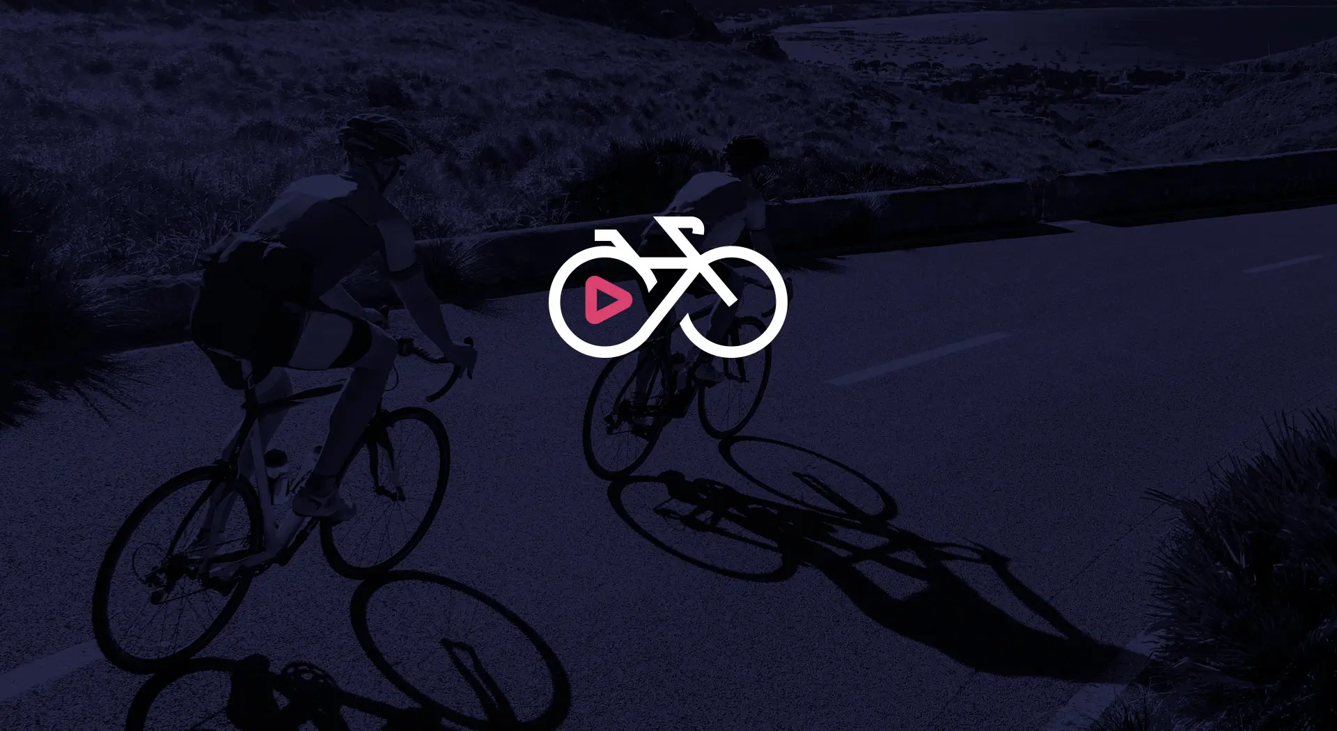 Una identidad visual para captar el ciclismo desde el aire y desde la carretera.