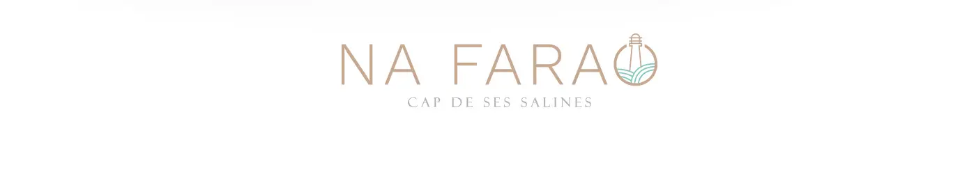 Final Na Farao logo with the lighthouse symbol on a white background
