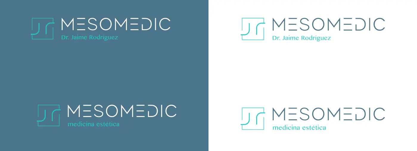 Variaciones del logotipo con la firma del Dr. Jaime Rodríguez