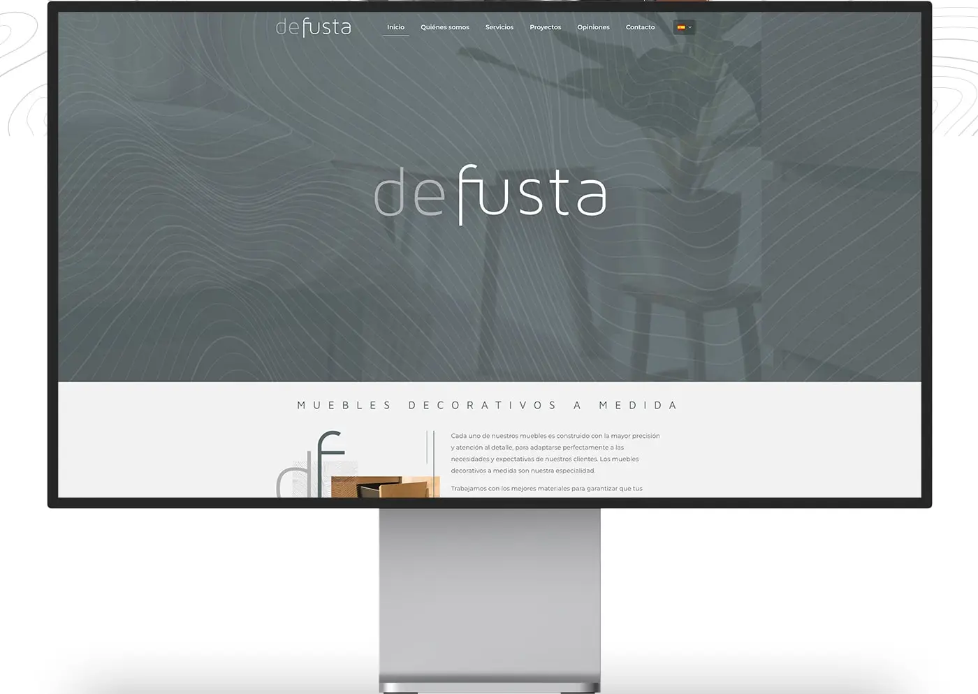Sección de producto de Defusta
