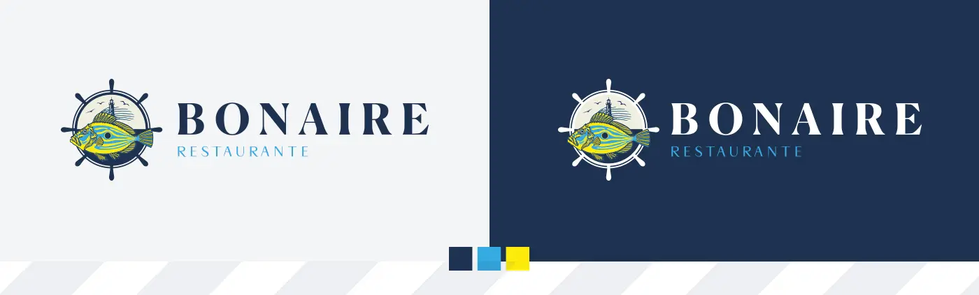 Bonaire menu design