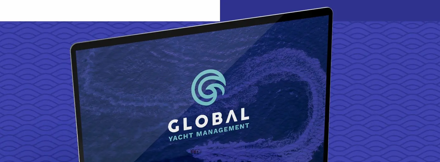 Aplicación del símbolo de Global Yacht Management
