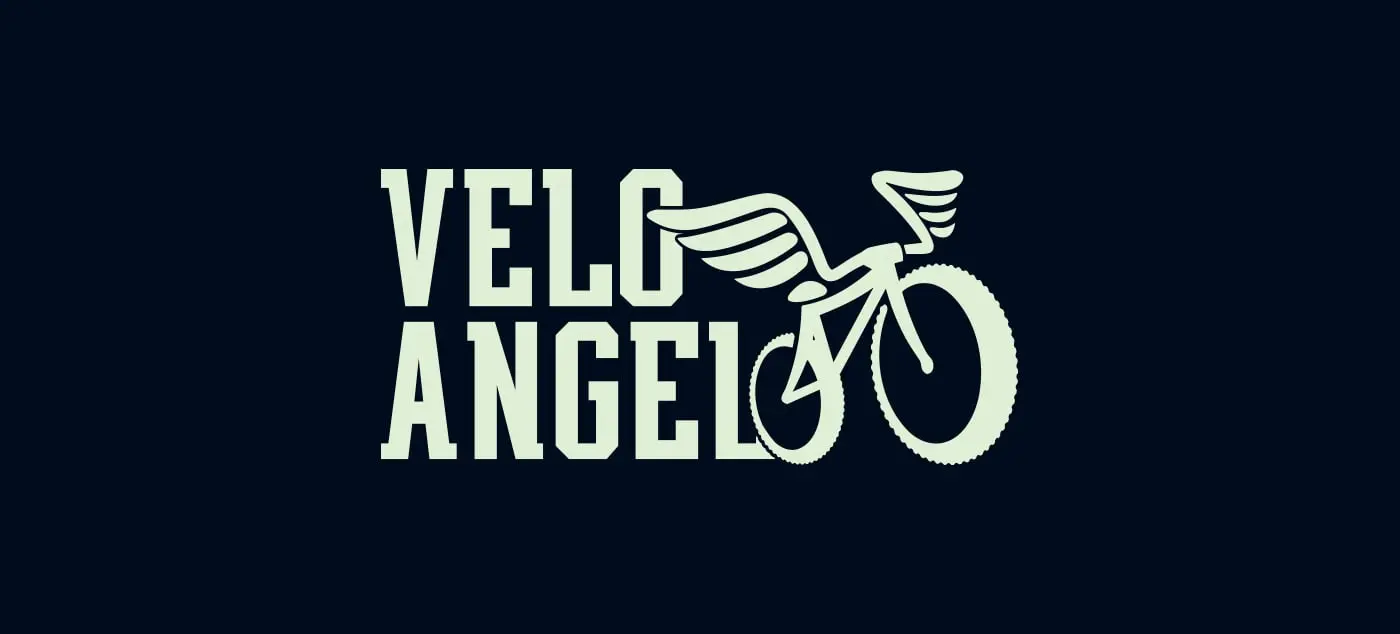 Detail of the fusion between bicycle and wings