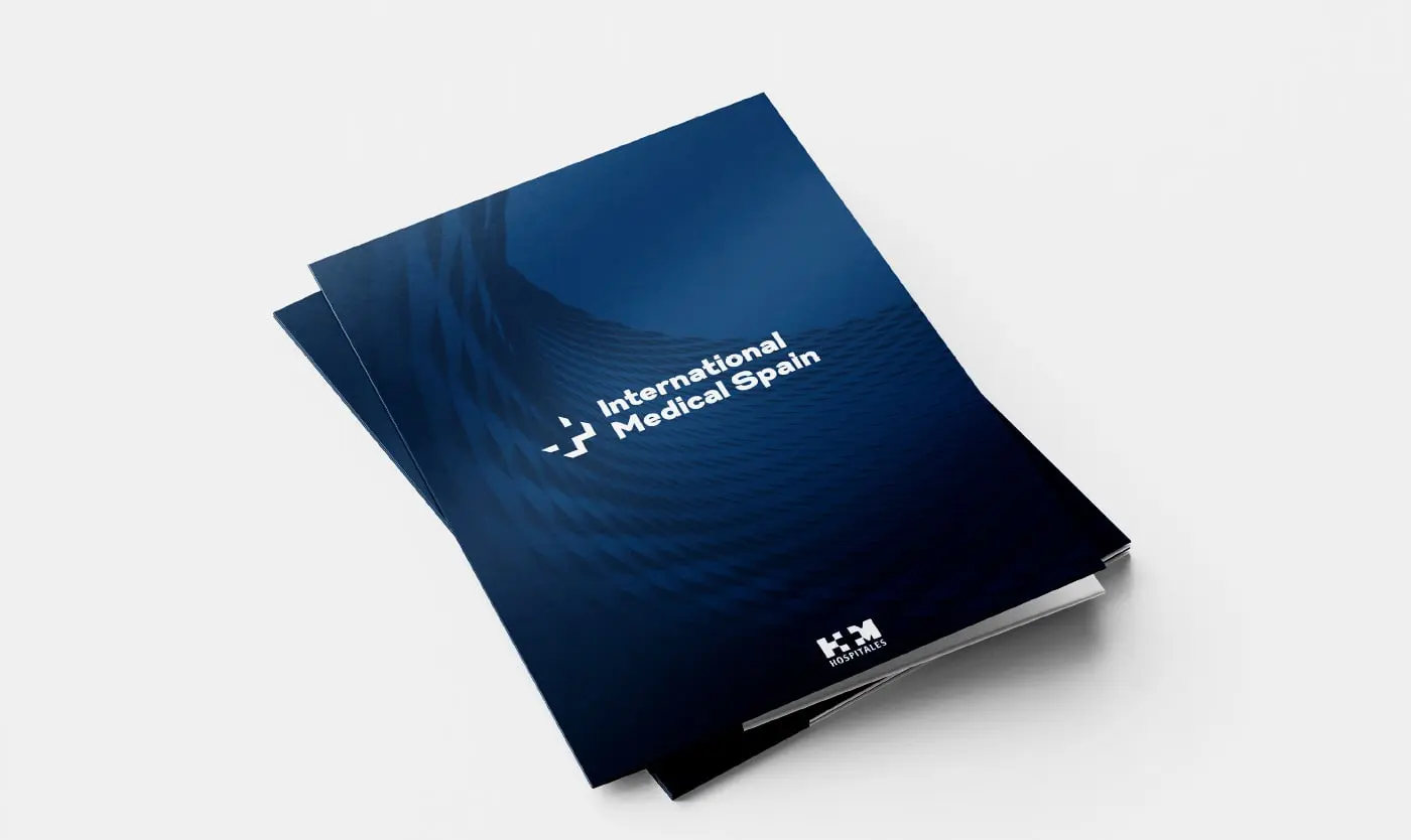 Identidad de marca completa de International Medical Spain