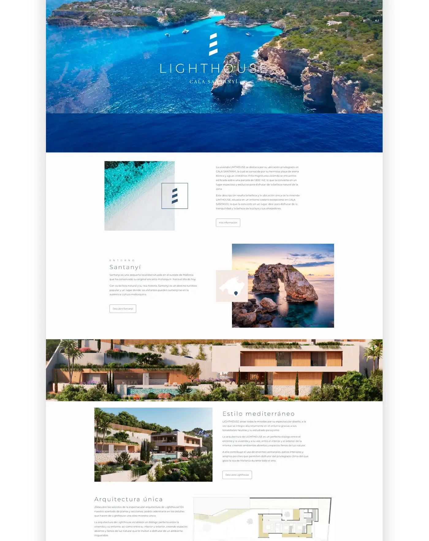 Web de la promoción Lighthouse
