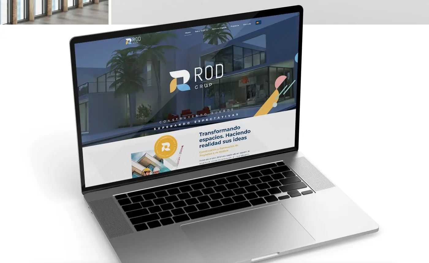 Disseny web de ROD Grup