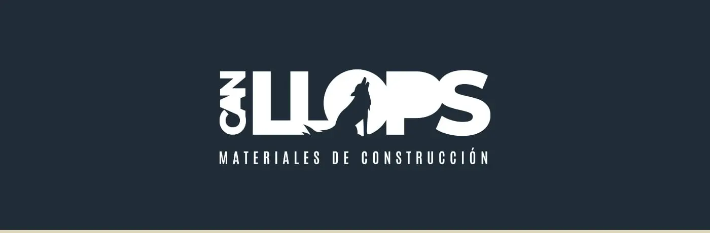 Detalle del icono del lobo integrado en la tipografía