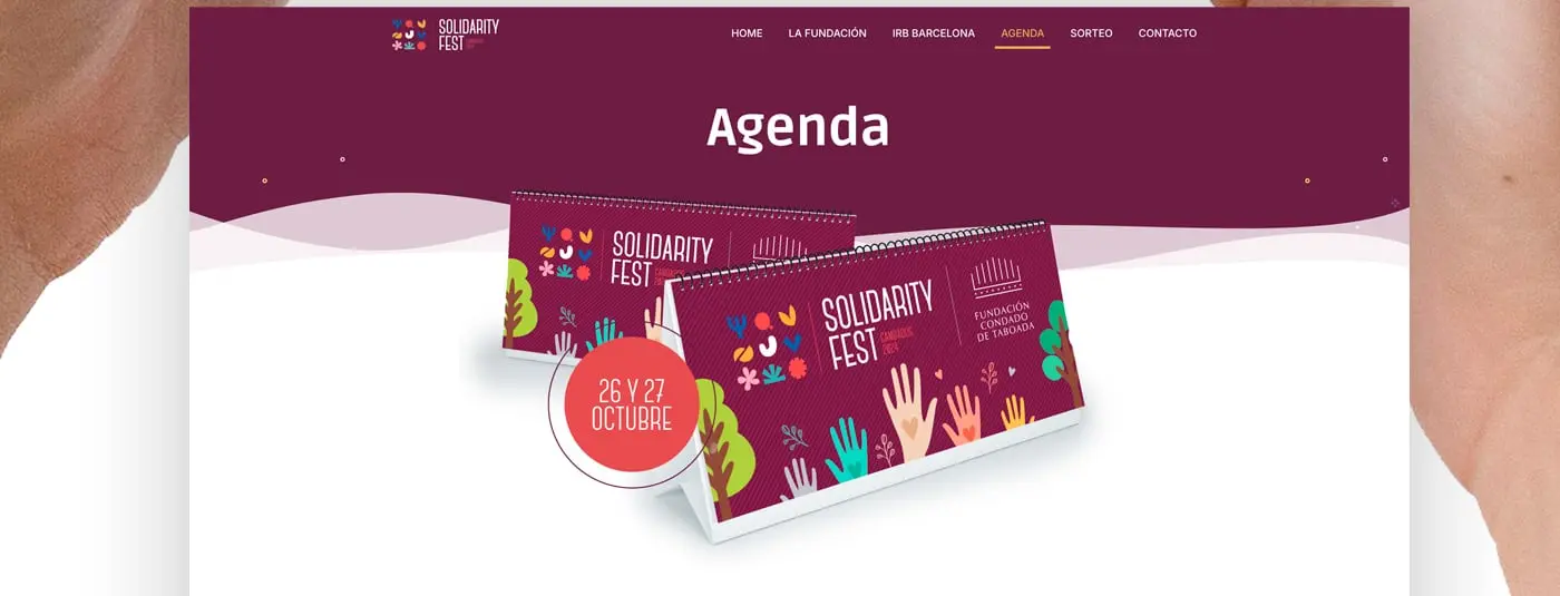 Diseño web de Solidarity Fest