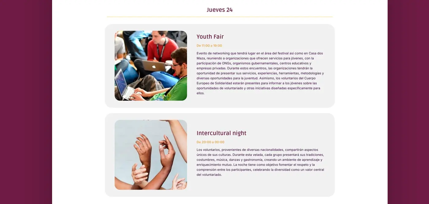 Identidad y web de Solidarity Fest