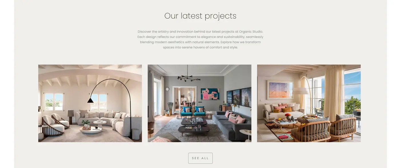 Diseño web de Organic Studio