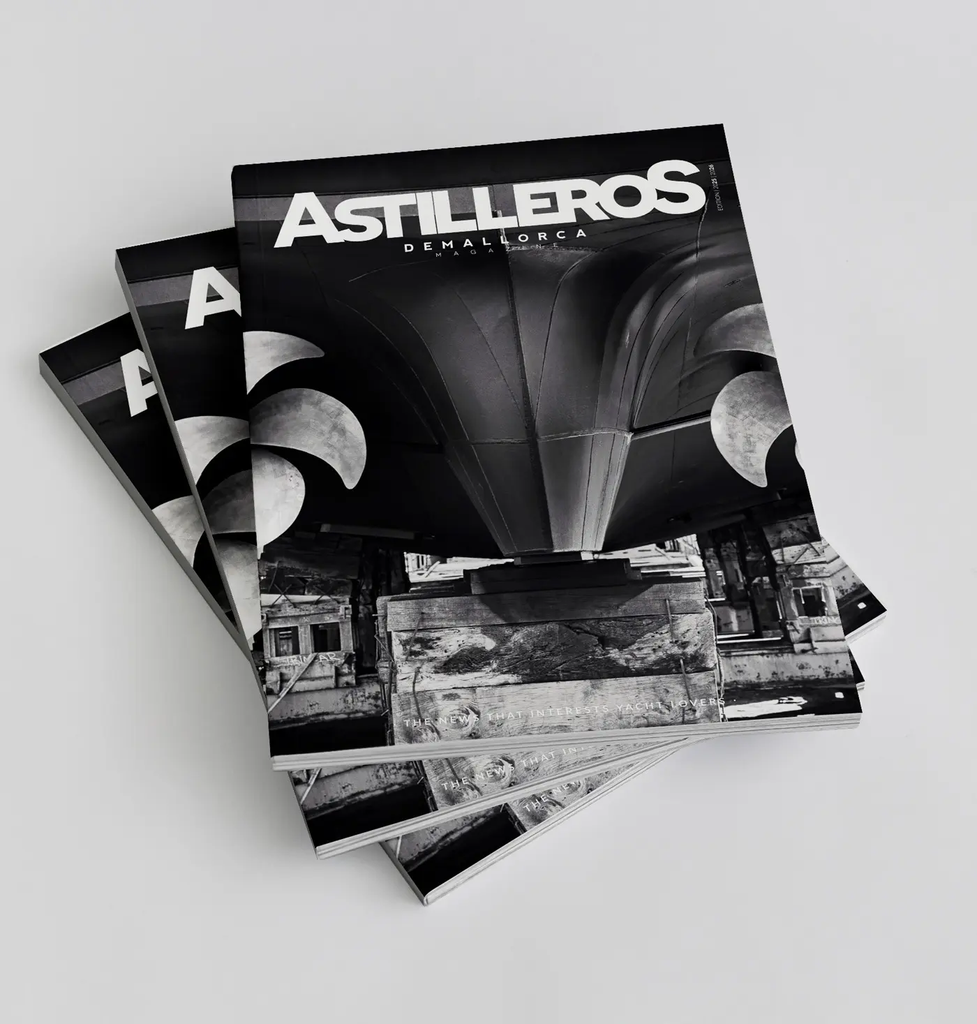 Materiales impresos y digitales de Astilleros de Mallorca
