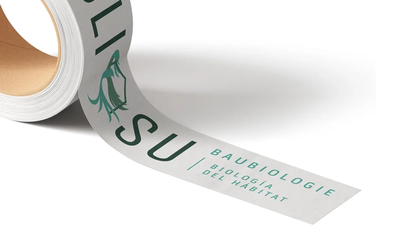 Aplicaciones de la identidad de OLI-SU Baubiologie
