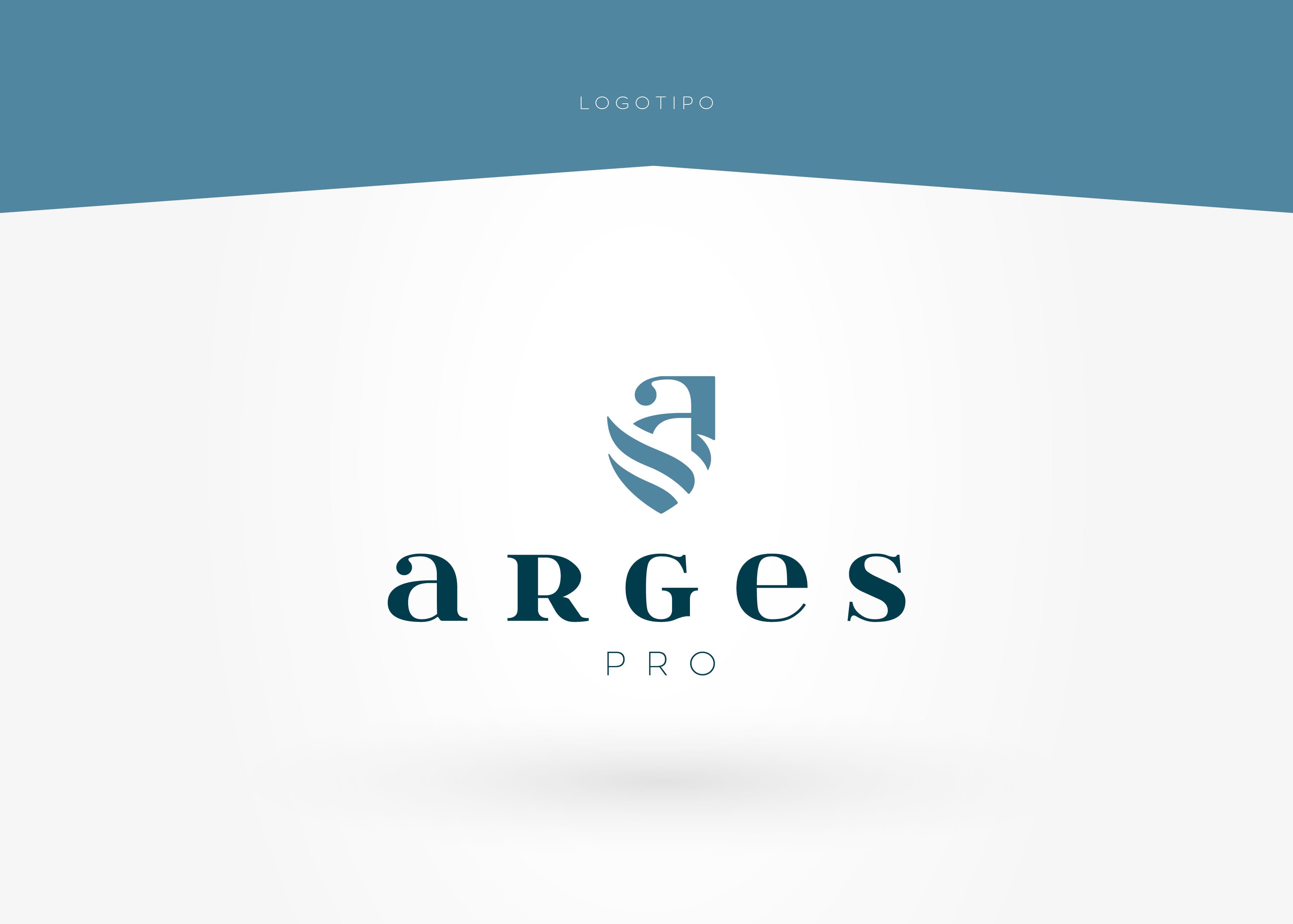 Presentació del logotip d'Arges Pro amb l'emblema en forma d'escut