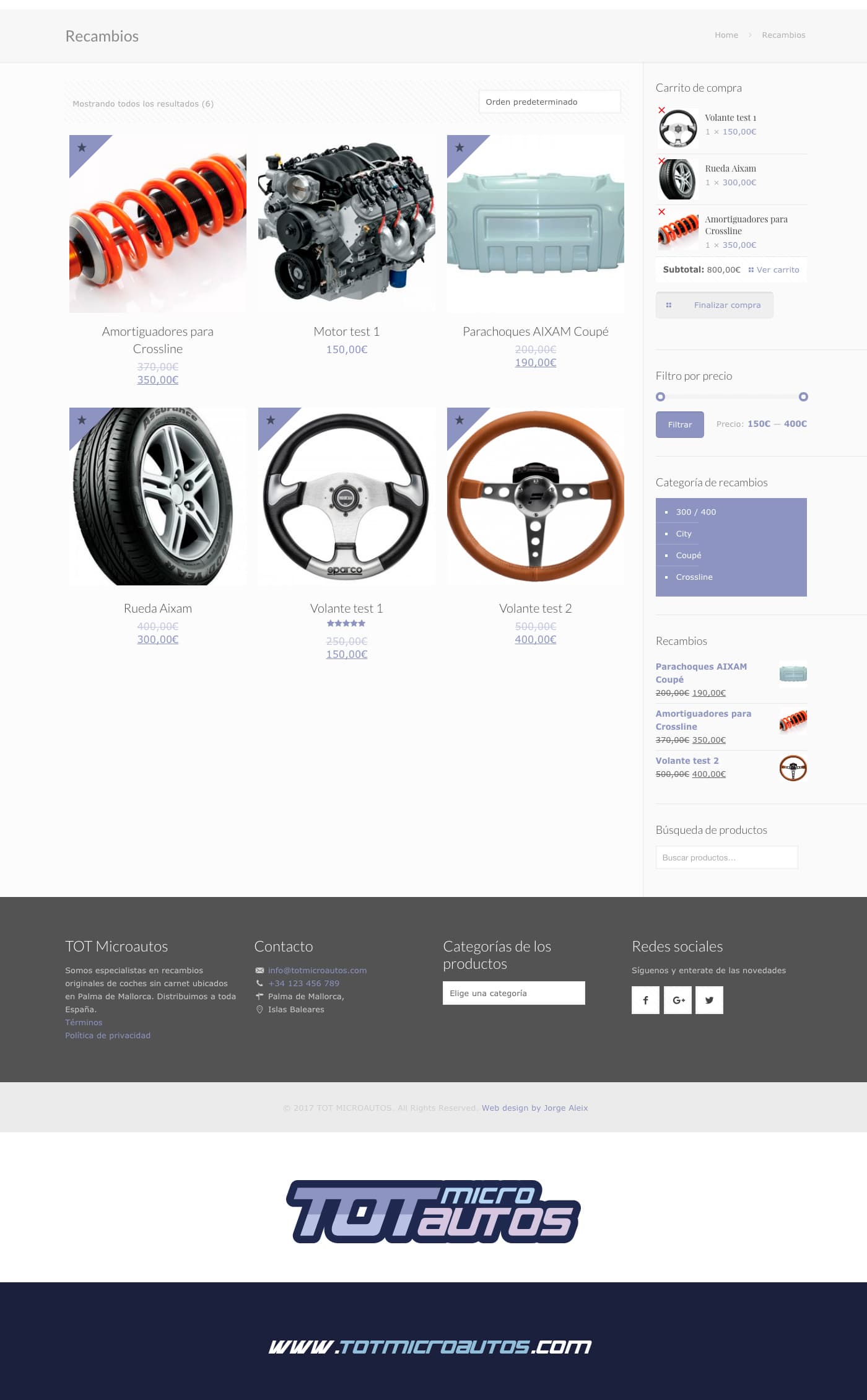 Web de Tot Microautos