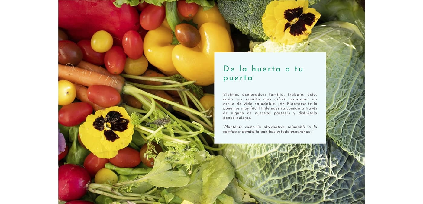 Verdures de colors amb el lema De l'hort a la teva porta