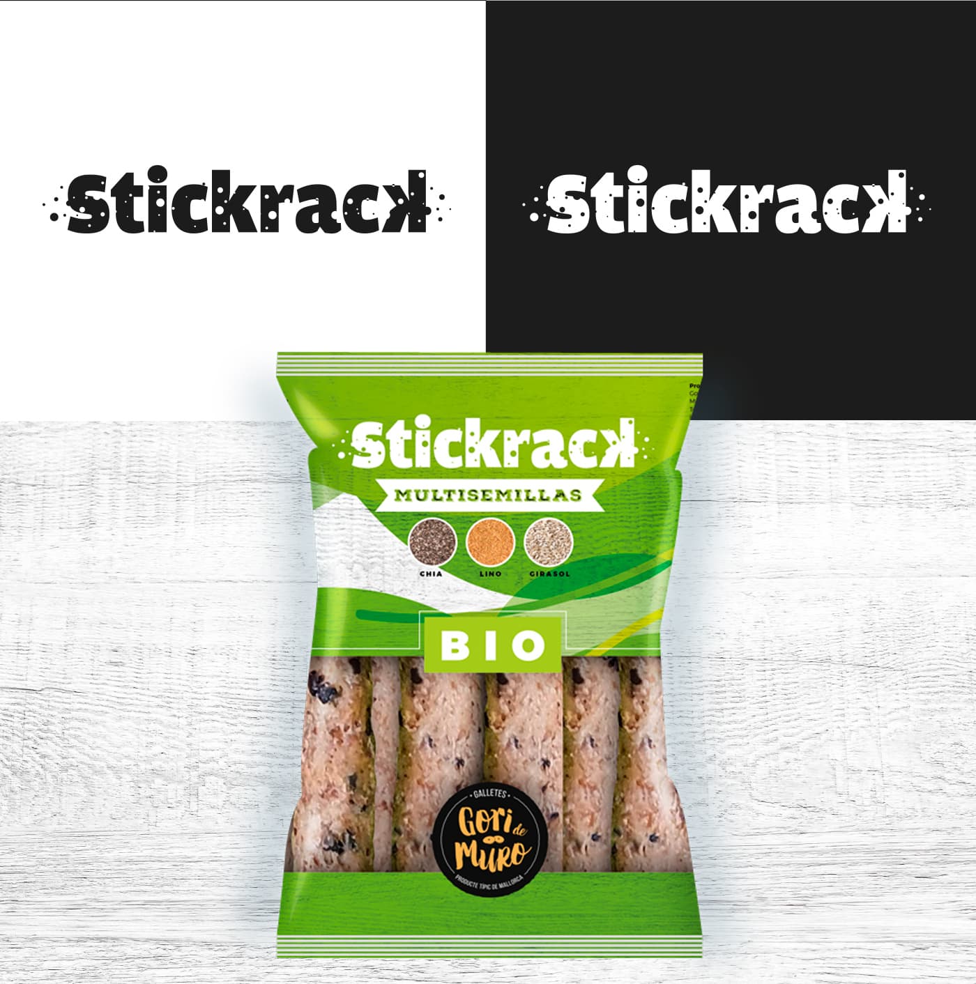 Stickrack Multi-grain packaging