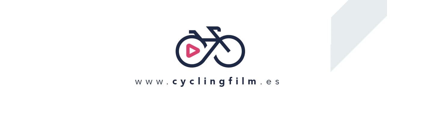 Closing identity screen with the logo and the web address www.cyclingfilm.es