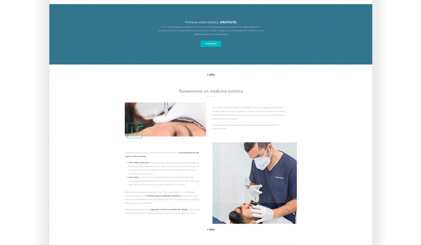 Mesomedic website refresh
