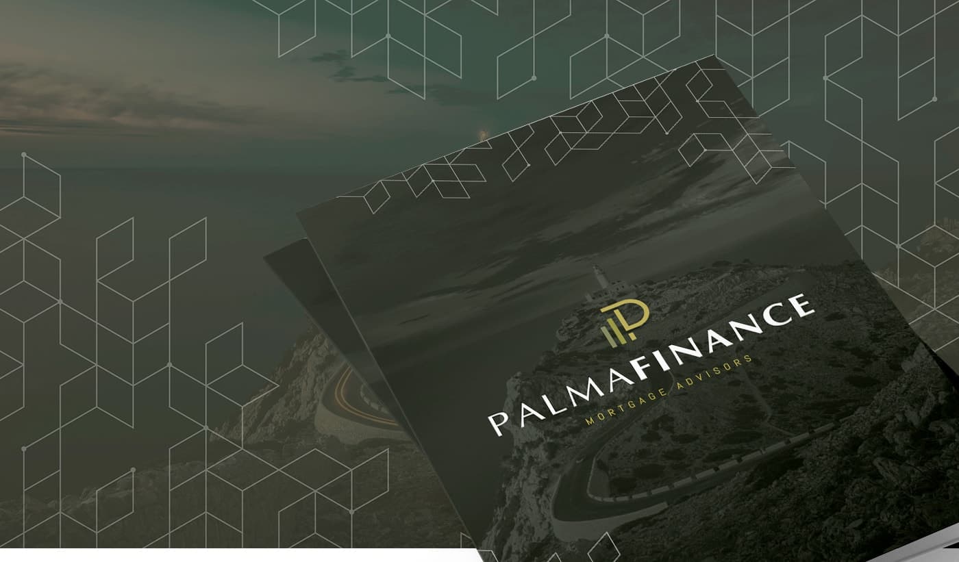 Mockup de dossier corporativo con fotografía de una carretera costera
