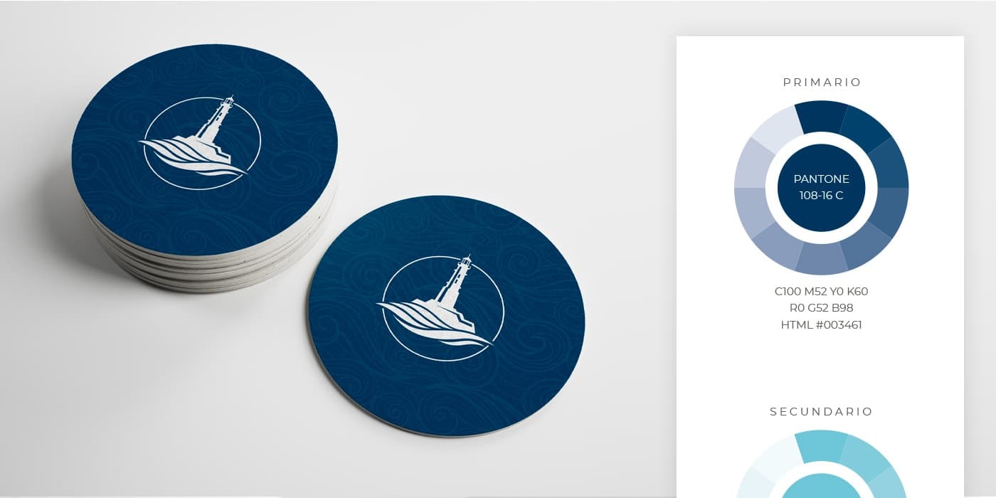 Complete brand identity of Terras Vellas