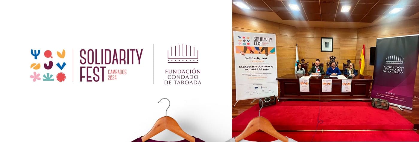 Rueda de prensa de presentación del festival con roll-ups y banners institucionales