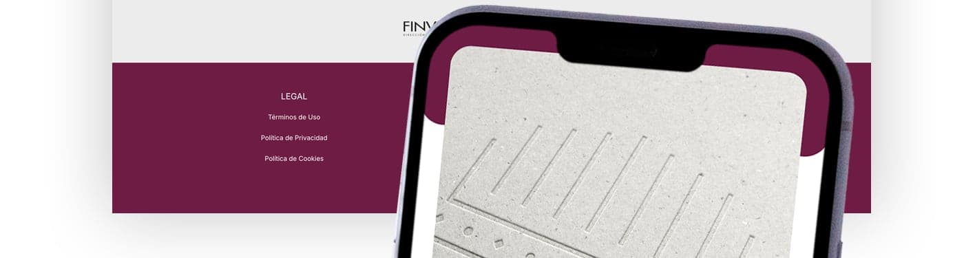 Maqueta de un teléfono móvil con la textura gris de una tarjeta corporativa