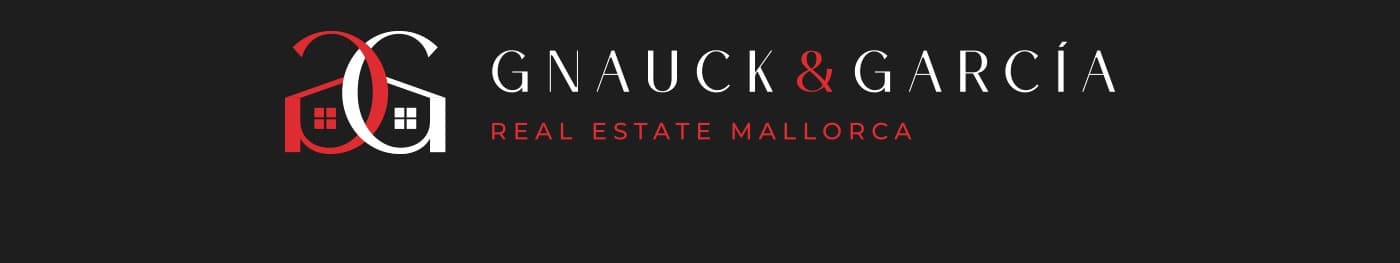 Logotipo horizontal de Gnauck & García sobre fondo negro
