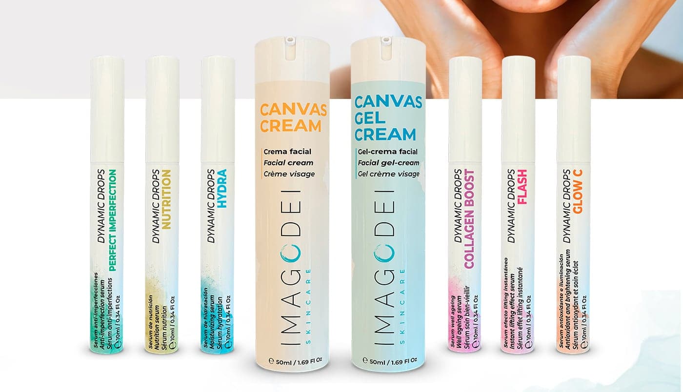 Gamma completa de sèrums Dynamic Drops i cremes Canvas Cream