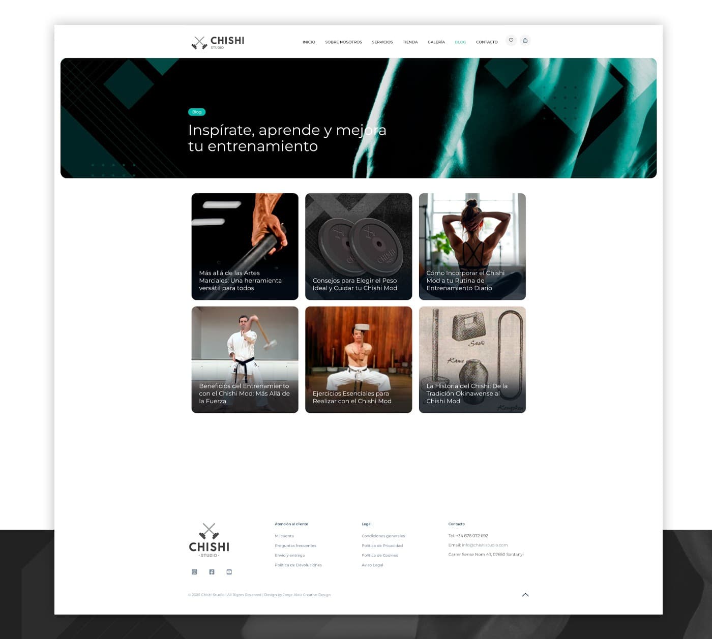 Identidad y tienda online de Chishi Studio