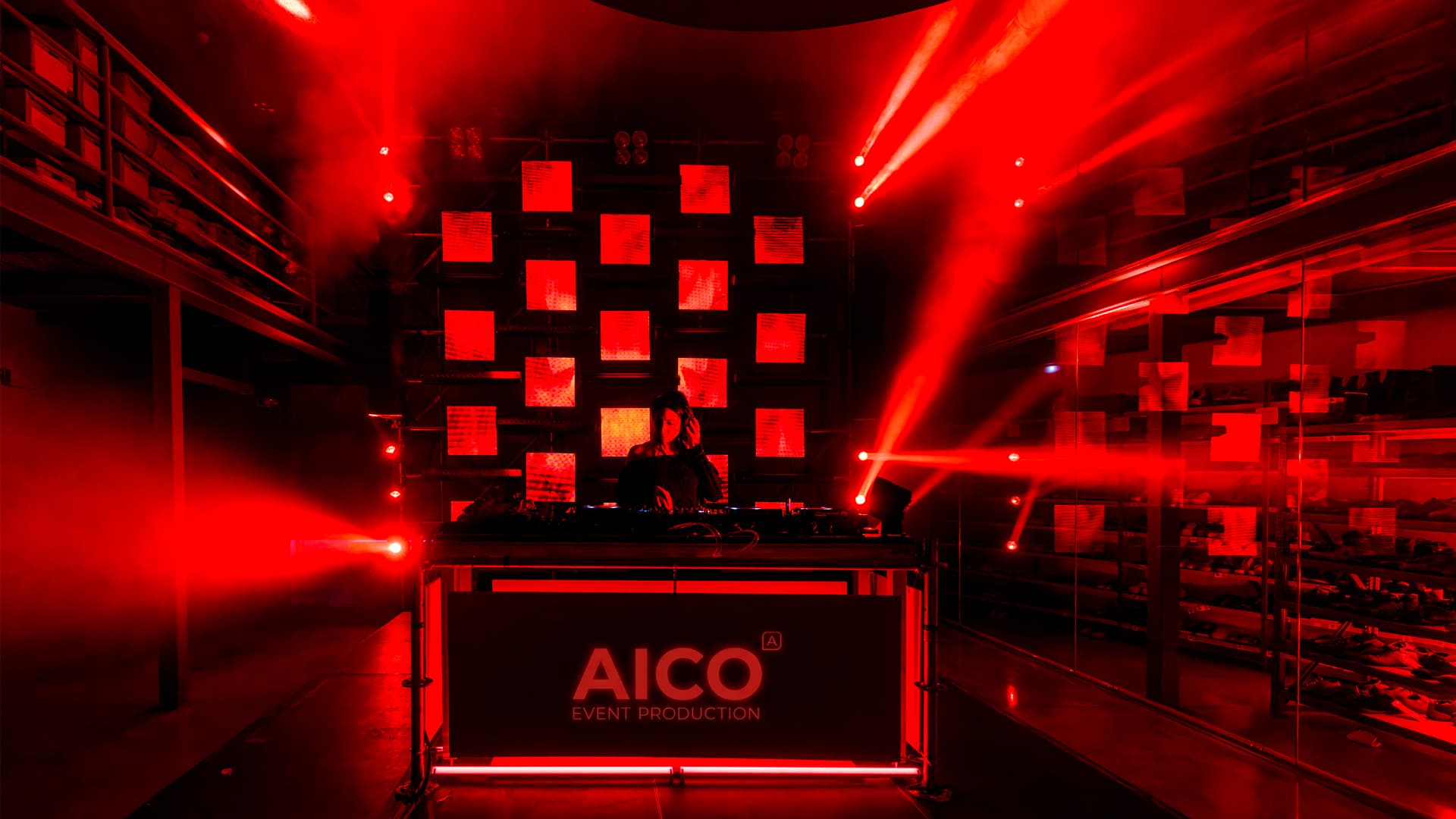 Una web con la fuerza visual de la producción audiovisual de eventos.